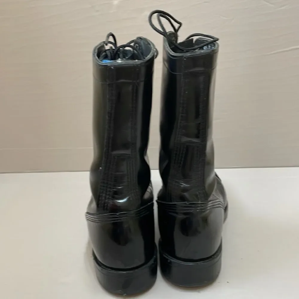 VINTAGE‎ CORCORAN 10 INCH PARATROOPER JUMP BOOTS IN BLACK LEATHER